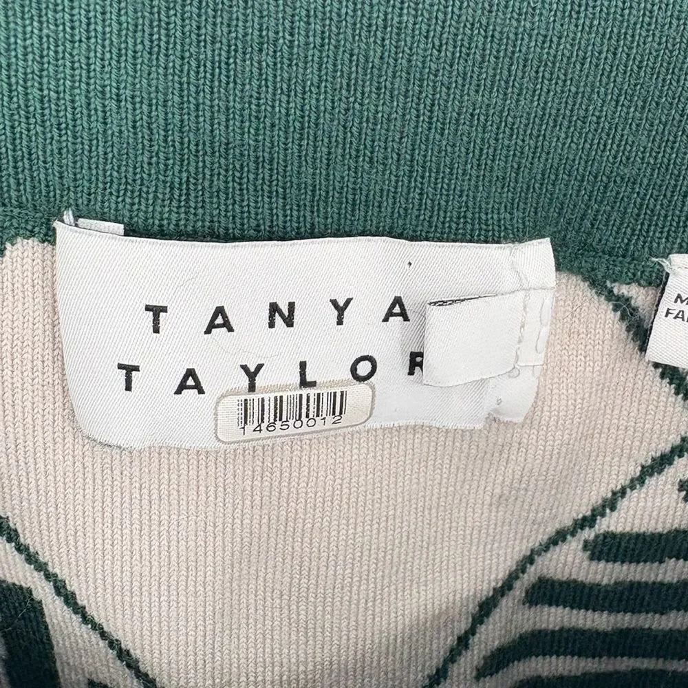 Tanya Taylor Candace Knit Wrap Midi Skirt Geometric Print Wool‎ XL - Picture 5 of 8